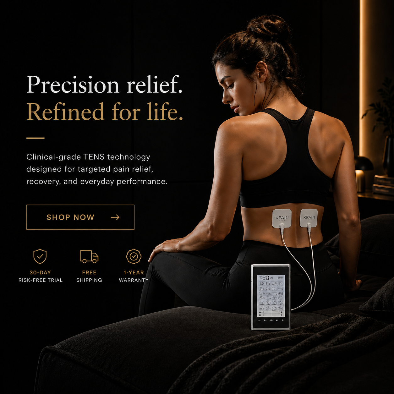 Target pain. Recover smarter. Feel better at home.